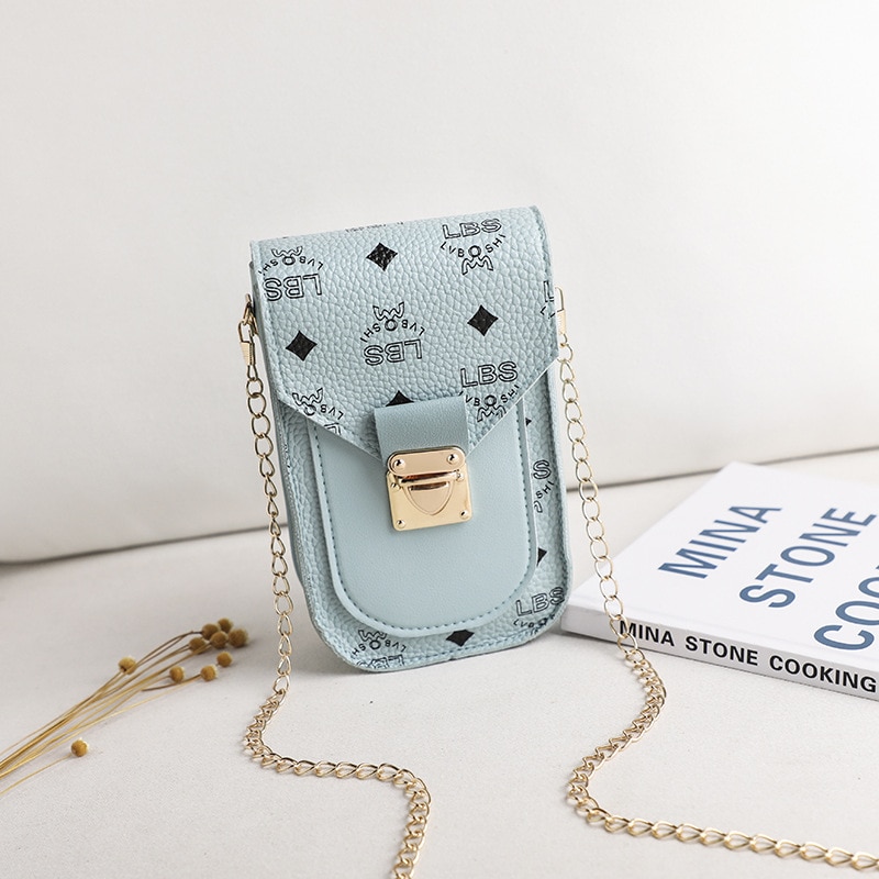 Sacos de telefone móvel aleta mini bolsa de ombro retro simples mulher corrente mensageiro caso carteira feminina crossbody saco vertical