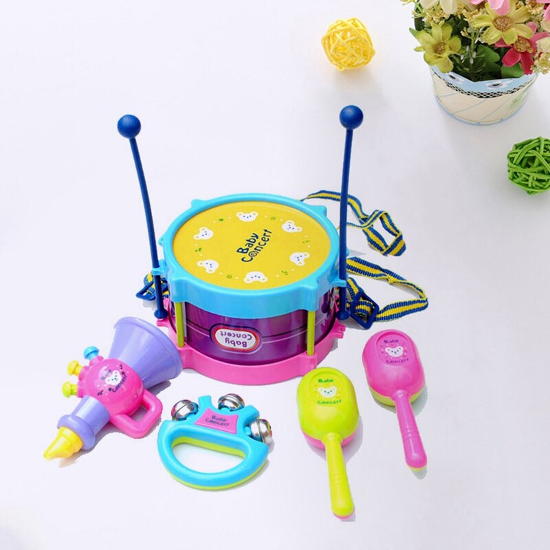 Gelukkig Muziekinstrument Set 6 Delige Set Speelgoed-Kinderen Muziekinstrument Speelgoed Set
