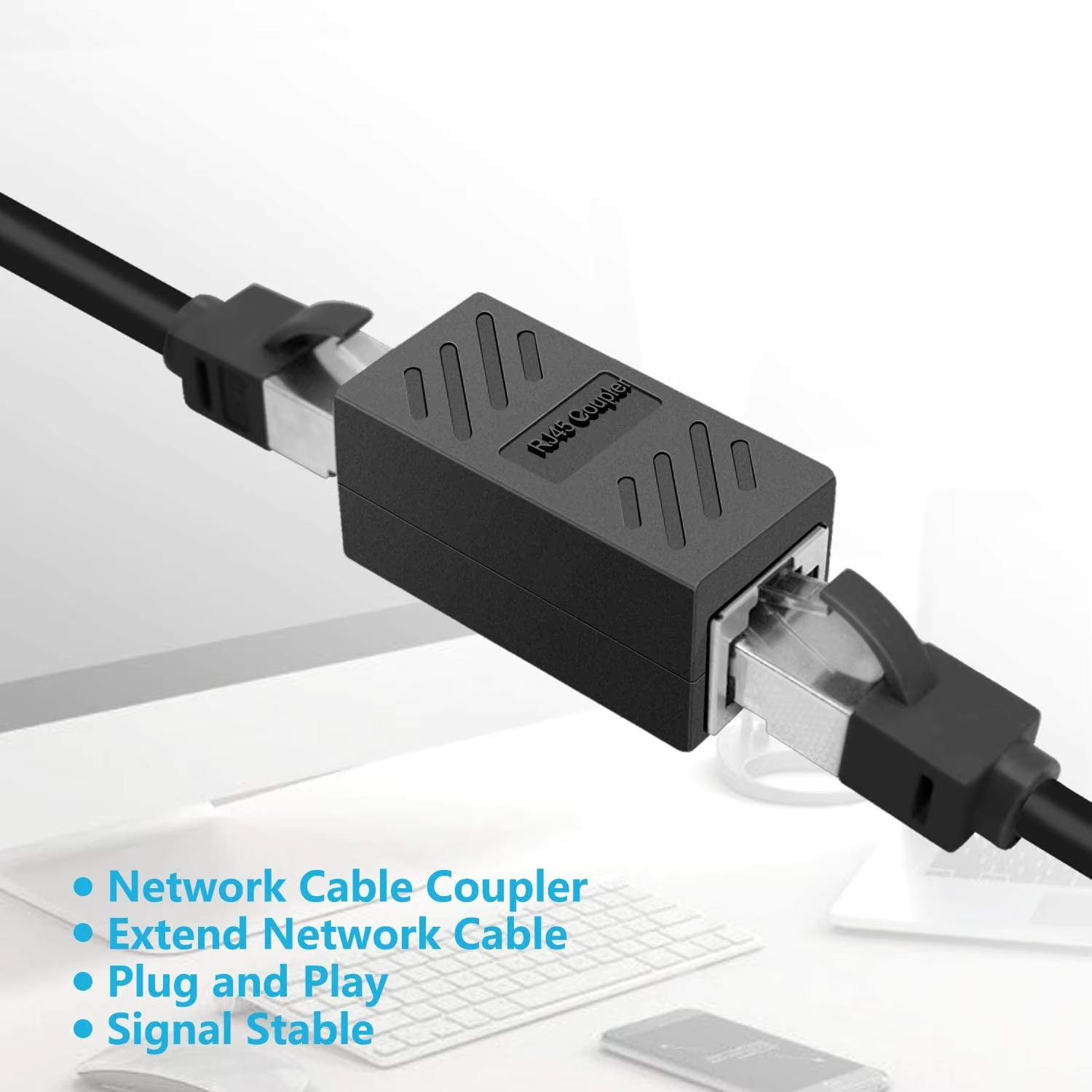 Nettverkskabel, rumpekontakt, forlengeradapter,  rj45 nettverksovervåking, bredbånd, krystallhodeadapter, rett kontakt, tilkobling