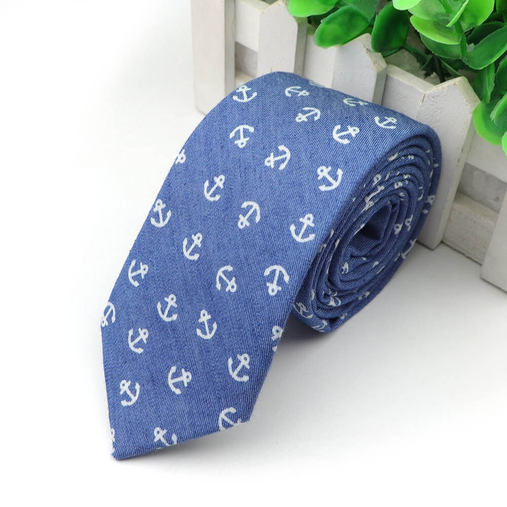 Katoen Bloemen Tie Mens 6 Cm Smalle Stropdas Paisley Plaid Bloem Voor Wedding Party Casual Accessoires