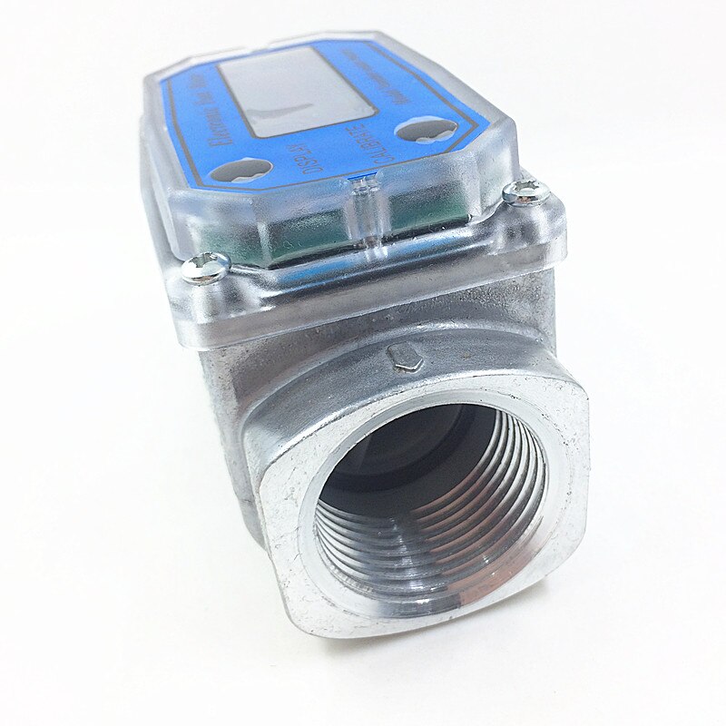 Digital Turbine Flow Meter Flowmeter Gauge Caudalimetro Electronic Flow Indicator Sensor Counter Petrol Fuel Plomeria Water DN25
