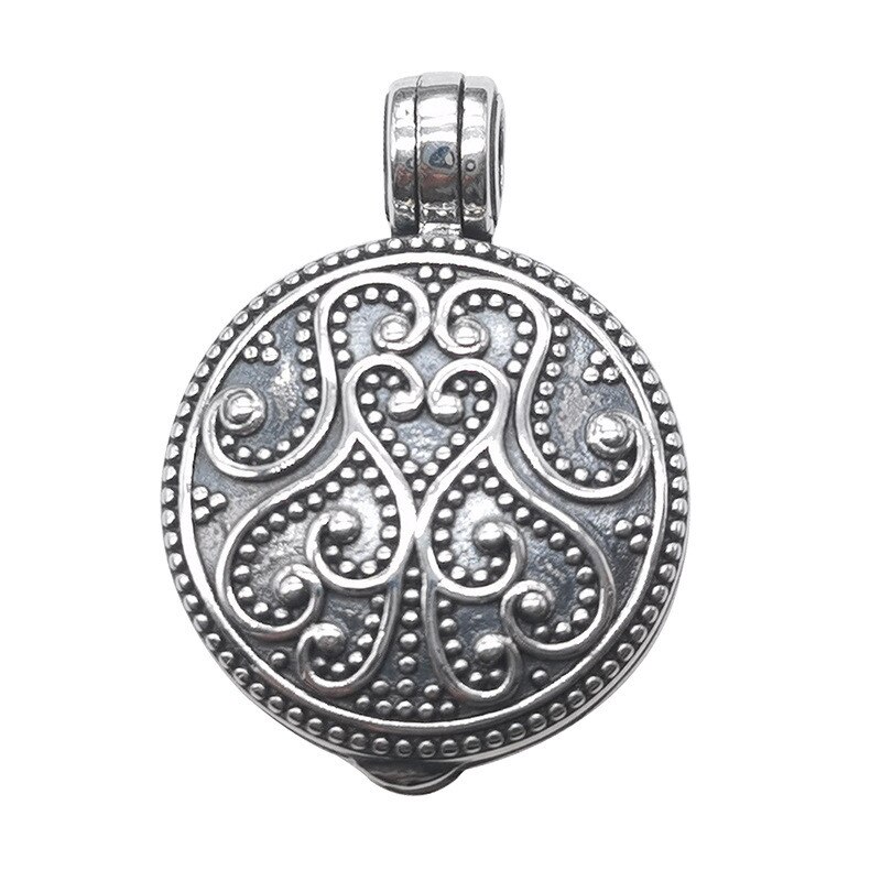 V. Ya 925 Sterling Zilveren Mode Patroon Hangers Ketting Creatieve Thaise Zilver Gawu Doos Hanger Temperament Fijne Sieraden