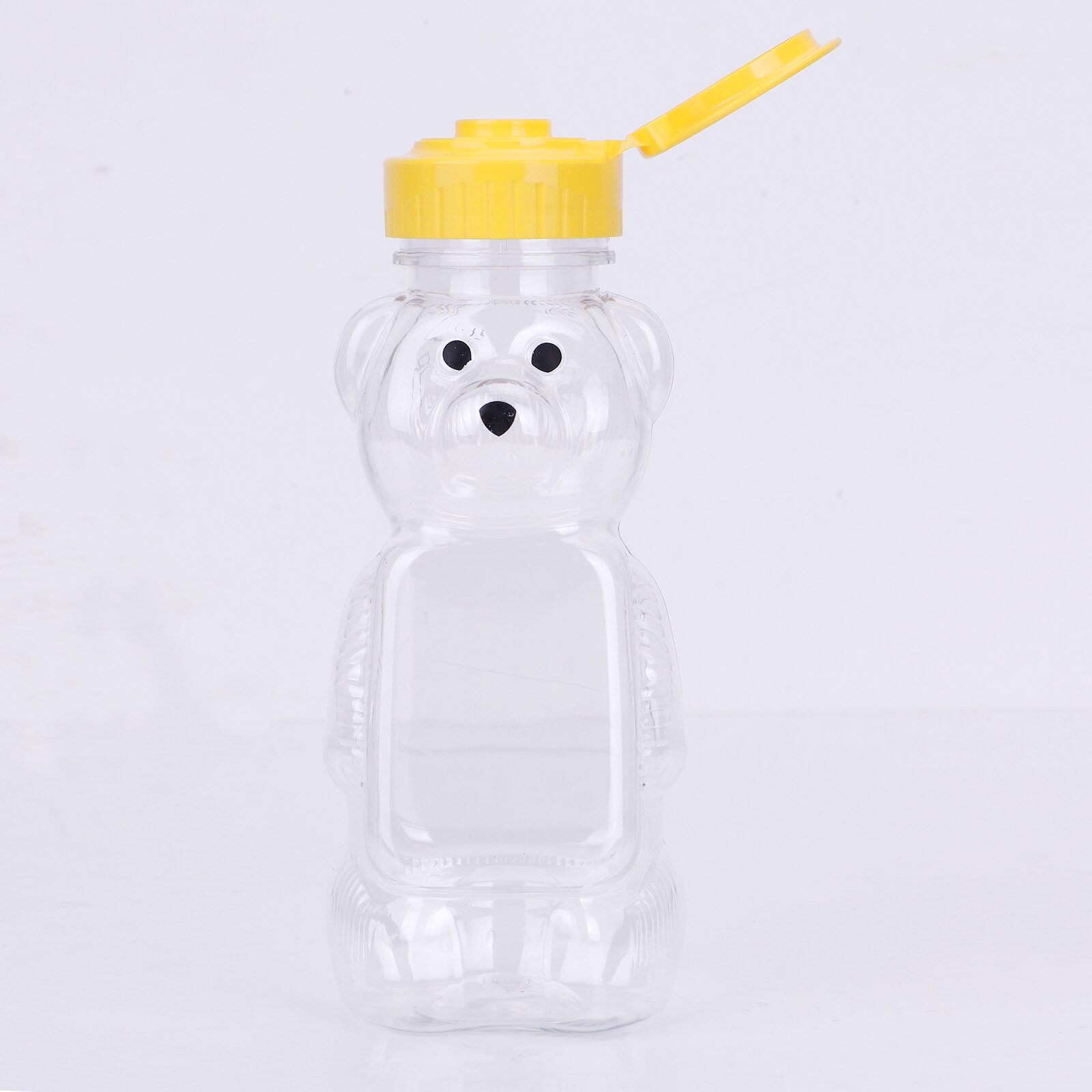 5 st honungbjörn halmflaska kopp mini söt pressbar mjölk te juice bära flaska dricka kopp behållare för barn barn dricka