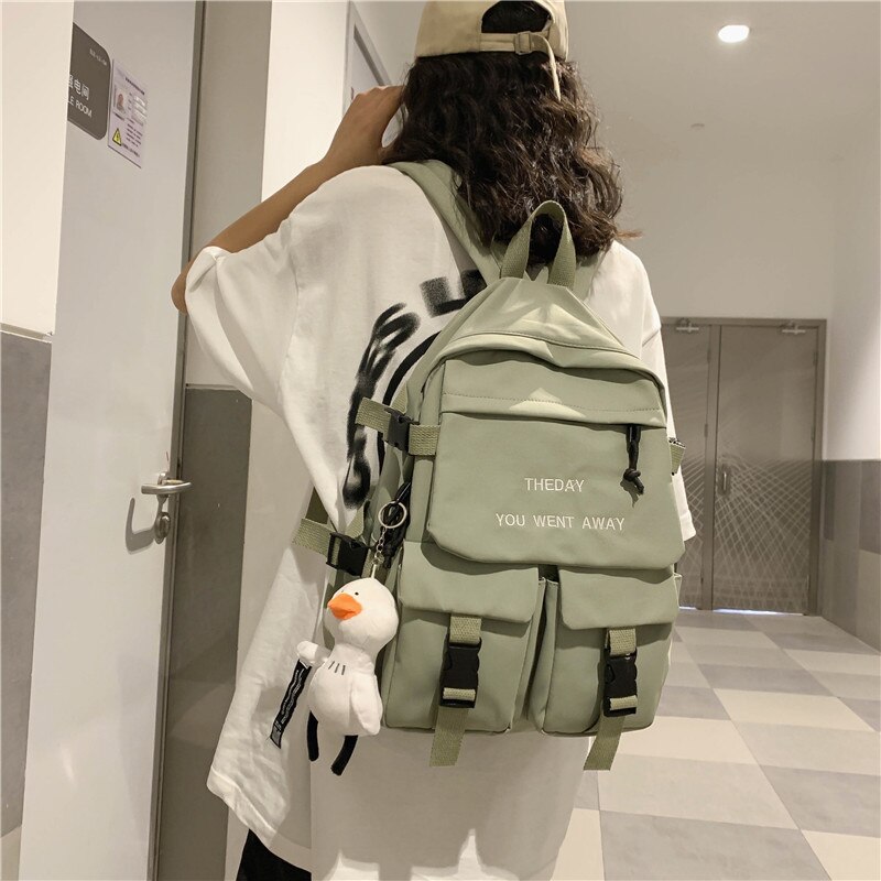 Rugzak stijl koreaanse stijl middelbare school middelbare school junior middelbare school student schooltas vrouwelijke massa koppels rugzak