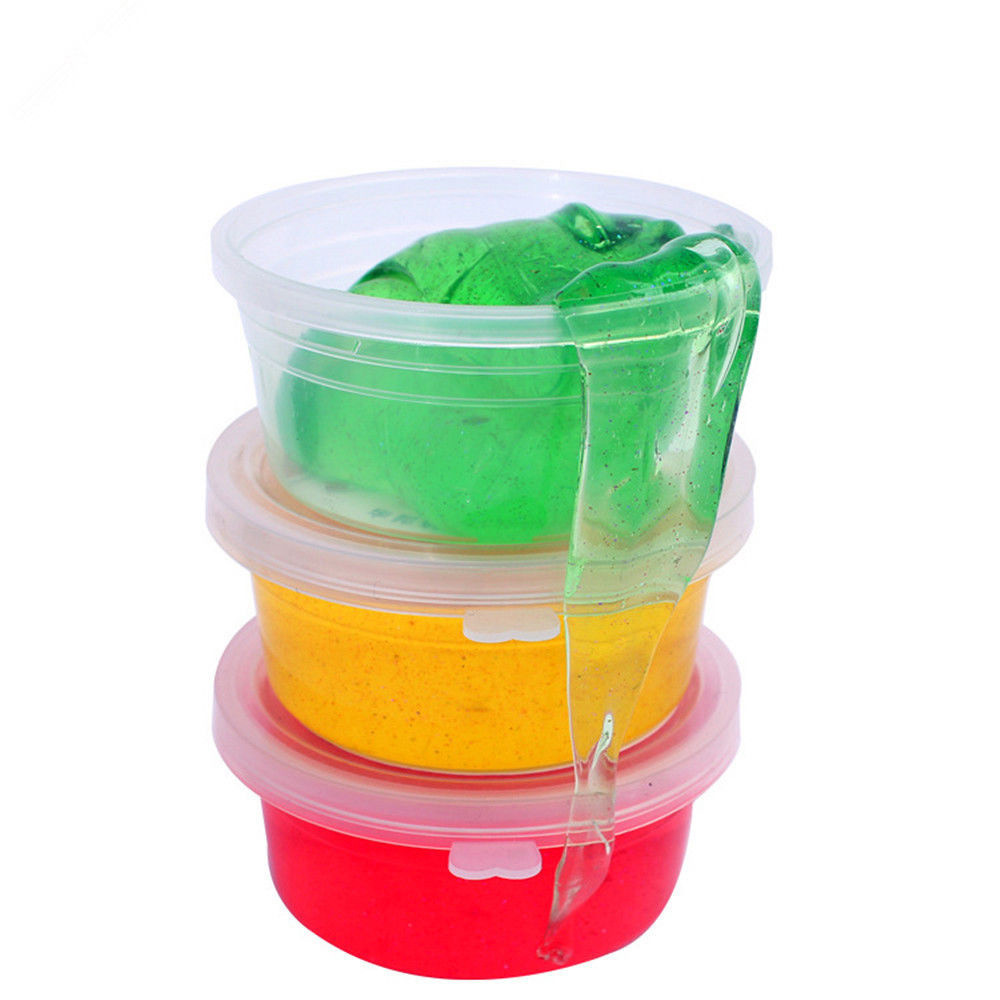 12 Kleur Crystal Clay Slime Speelgoed DIY Transparante Modder Play Magic Plasticine Kid Speelgoed Intelligente Hand Gm Plasticine Speelgoed