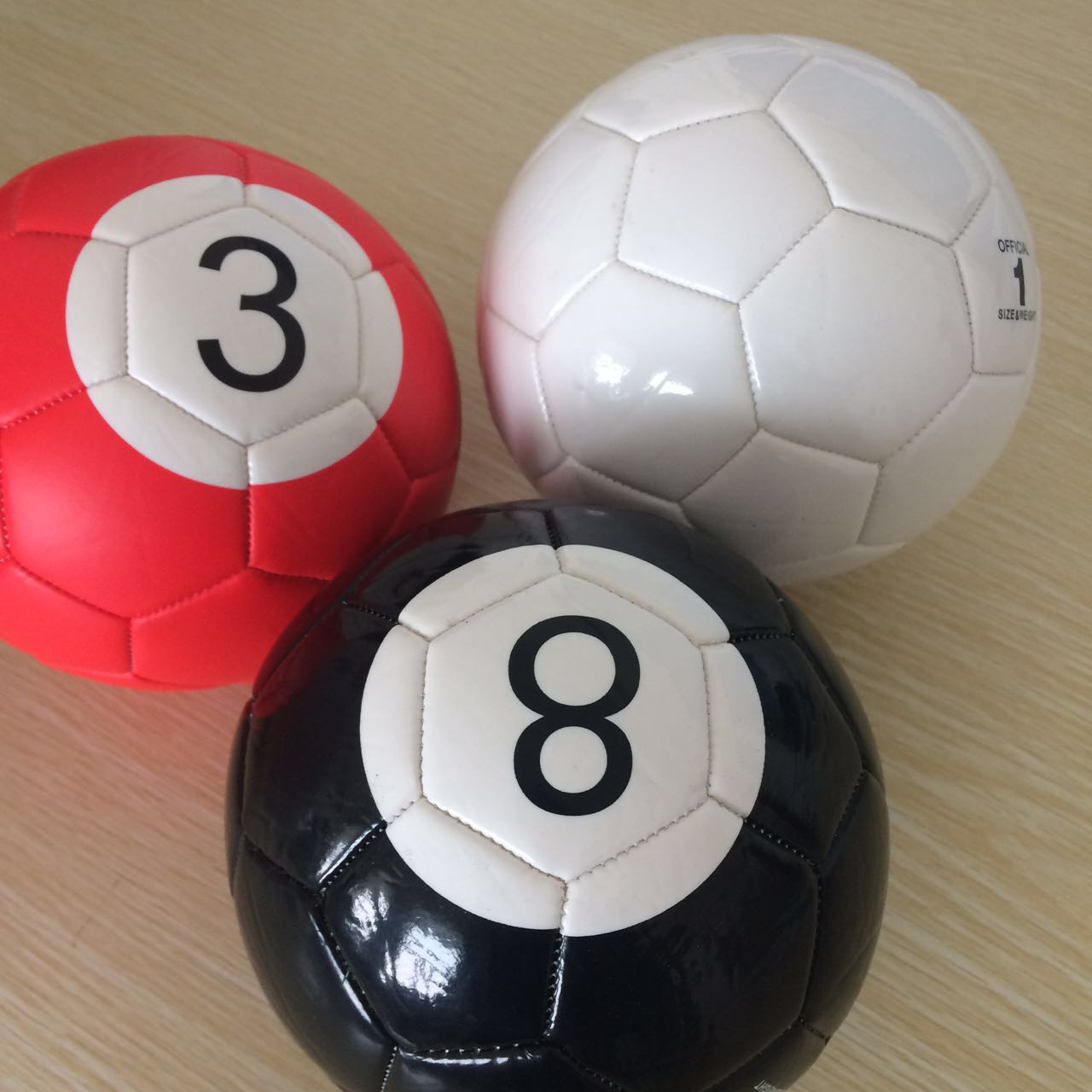 3 # Gaint Snook Sfera Snookball Snooker Biliardo Calcio 8 Pollici Gioco Enorme Piscina di Calcio Includono Pompa di Aria di Calcio Del Giocattolo poolball