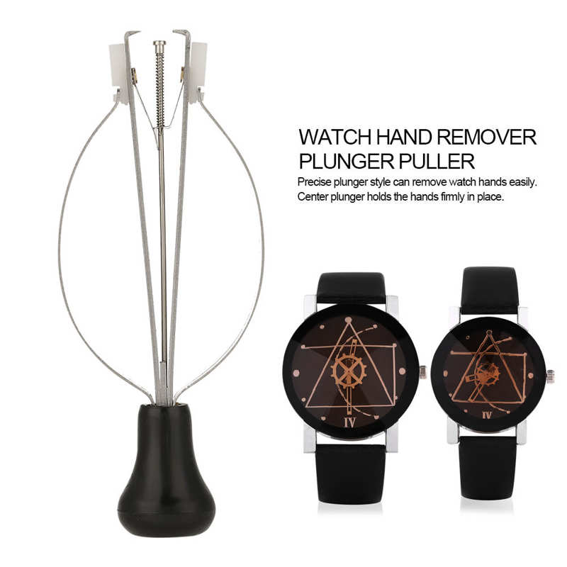 1/2 stk ur hånd stempel aftrækker fjerner løfter ur sekund minut timeviser nåle del reparation fjernelsesværktøj til urmagere