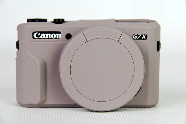 Étui pour appareil photo pour Canon G7X/G7X Mark II sac photo en Silicone housse de protection du corps: Default Title