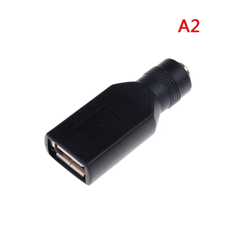 Jack a USB hembra 2,0 enchufe macho/conector hembra 5V DC enchufe adaptador de alimentación portátil 5,5*2,1mm