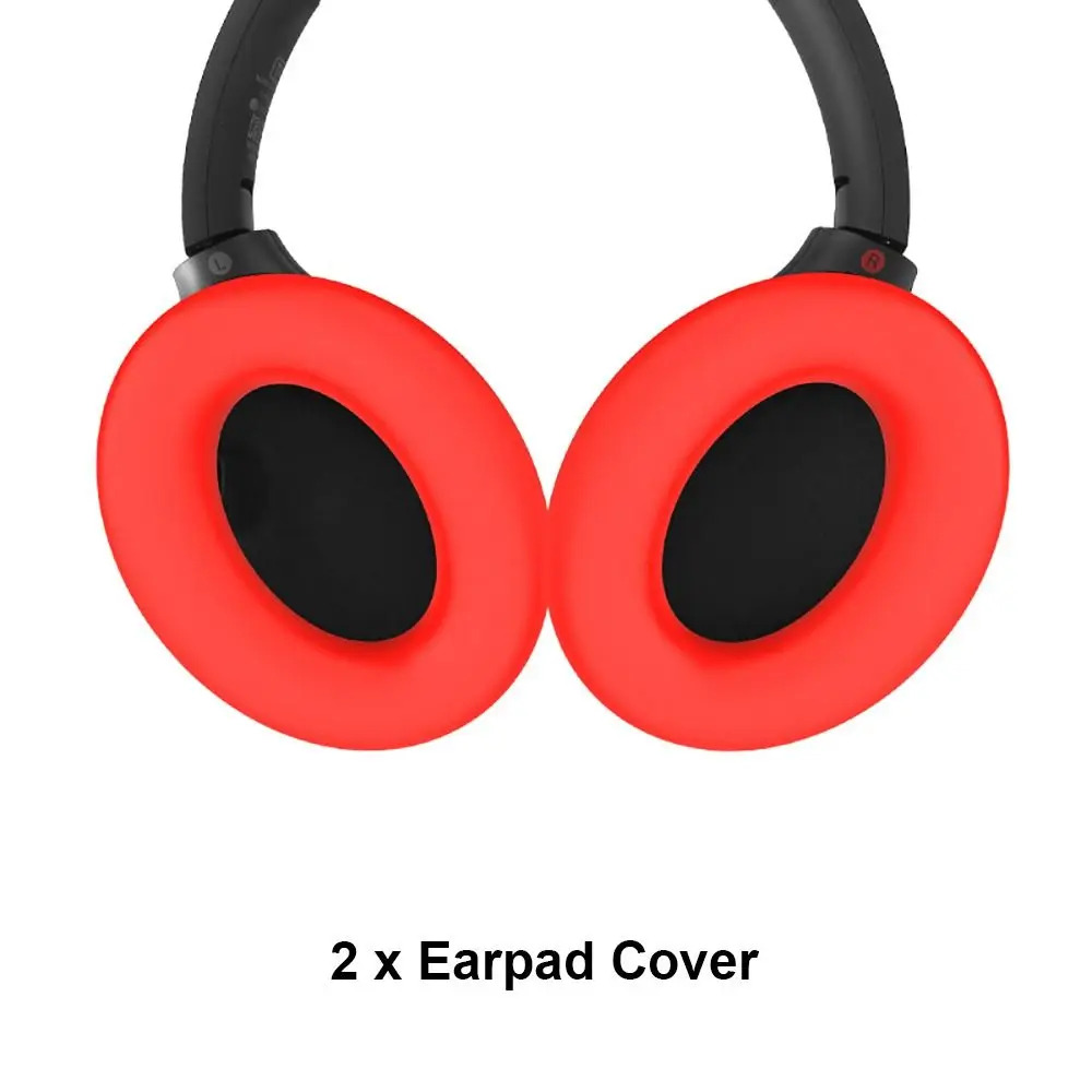 de almohadillas para los oídos, funda protectora de silicona a prueba de golpes para haz de cabeza, antipolvo, suave para auriculares WH-1000XM4: Caqui