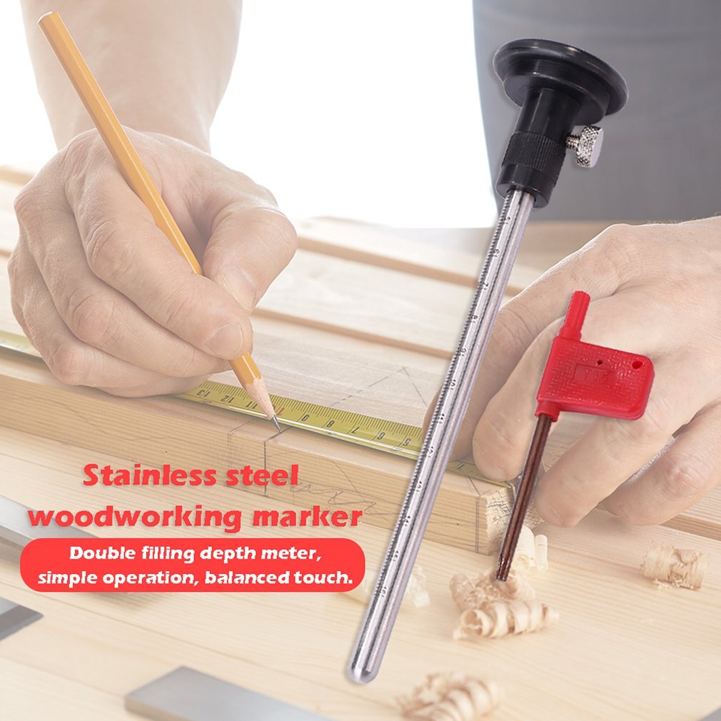 Marking Line Tool Scriber European Style Mark Scraper Marking Guage Dowels Marking Instrument Woodworking Tool