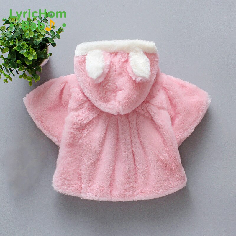 LyricHom Baby Winter Baby Girls Clothes Cute Coat Jacket Warm Snowsuit Baby Hooded Jacket Children's Outerwear for Year