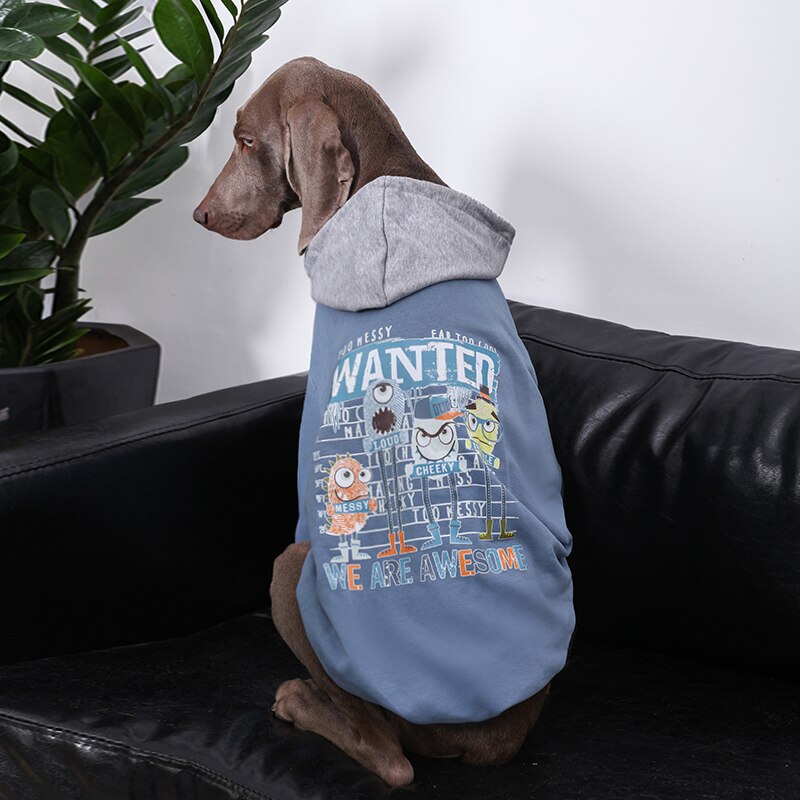 Large Dog Clothes Spring and Autumn Thin Dog Sweatshirt Doberman Golden Retriever Labrador Dog Clothes Dog Accessories