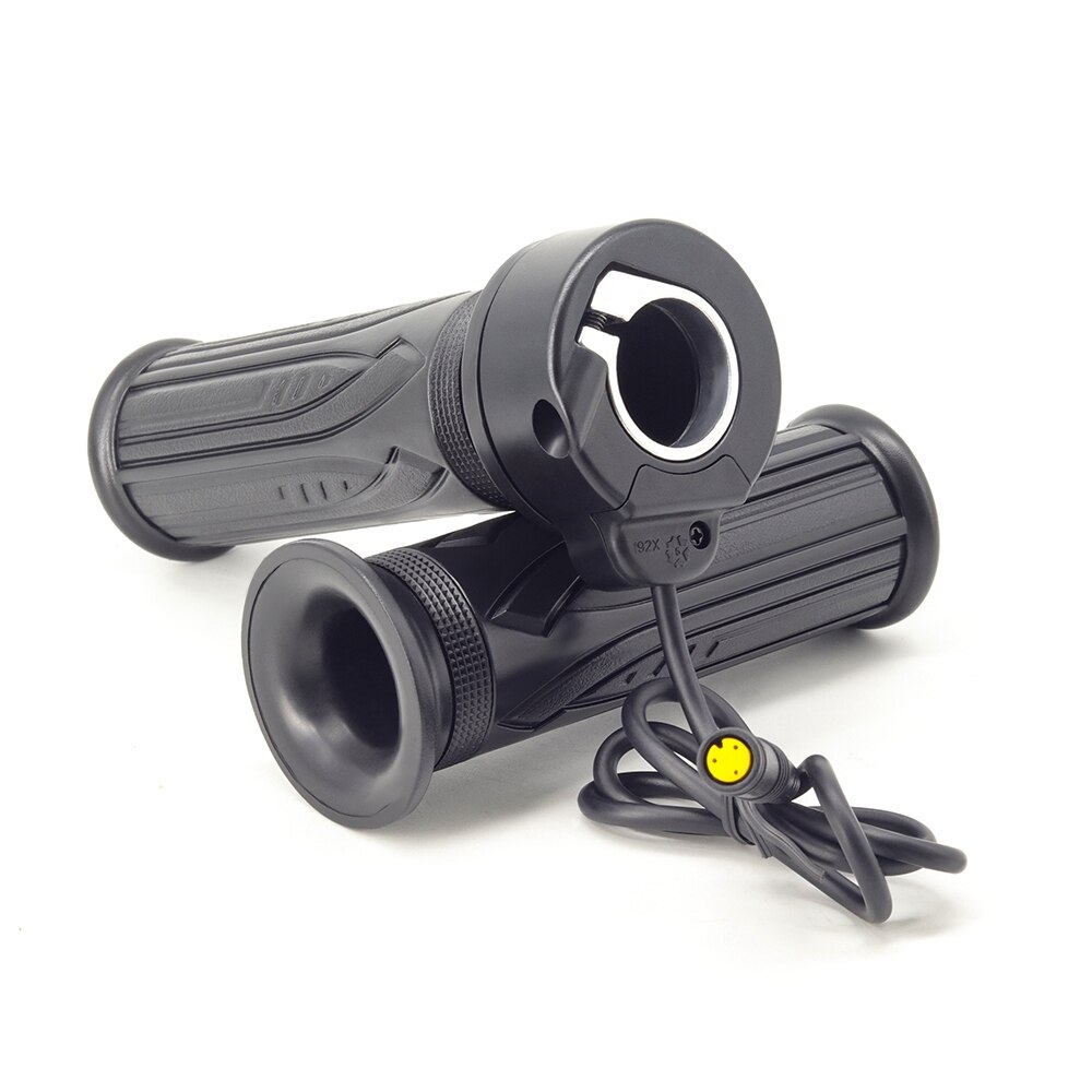 Ebike twist throttle for Bafang BBS02 BBSHD Mid Drive Motor with Waterproof Connector E Bike Half Twist Throttle or Full Twist: Full throttle left