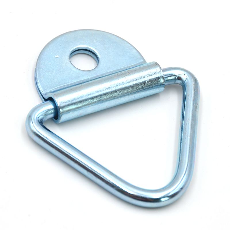 80 x 66mm Tie Down Lashing Ring Zinc Plated Hitch Mooring Ring For Van Boat Horse Box Truck Trailer