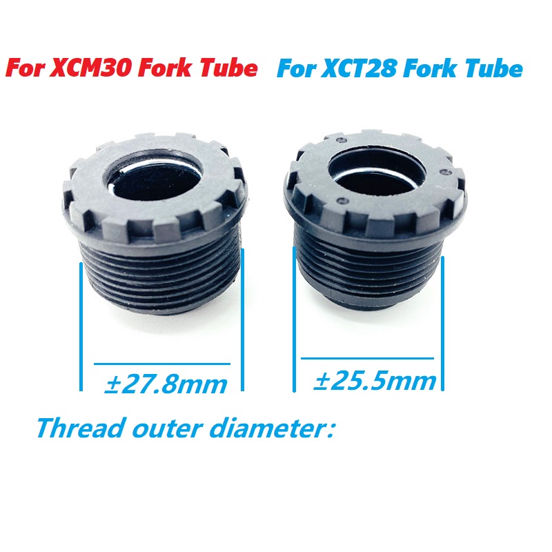 SR SUNTOUR XCM 30 XCT 28 cubierta de palanca de bloqueo de velocidad de horquilla delantera tapa final conjunto de perno cartucho de Control de hombro tapa superior
