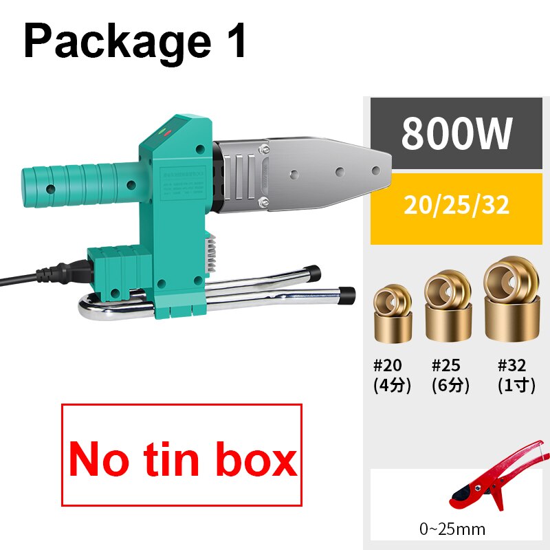 Tube Pijp Lassen Machine Verwarming Ppr Pe Pp Pijp Lassen Machine Ppr Lasmachine Plastic Lasser: Package 1