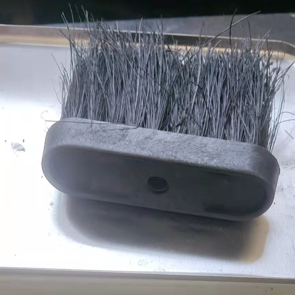 2Pcs Fireplace Brush Oblong Replacement Spare Hearth Brush Head Refill For Companion Sets Winter Indoor And Outdoor Stove Brush