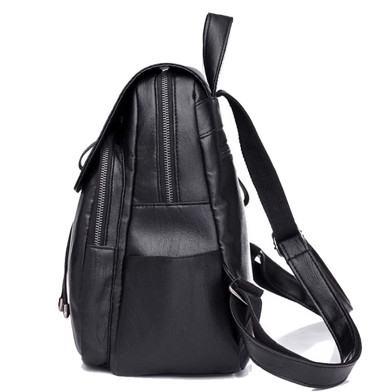 Chuwanglin Simple femmes sac à dos en cuir décontracté féminin école sacs à dos sauvage sac de voyage quotidien fille sac A6887