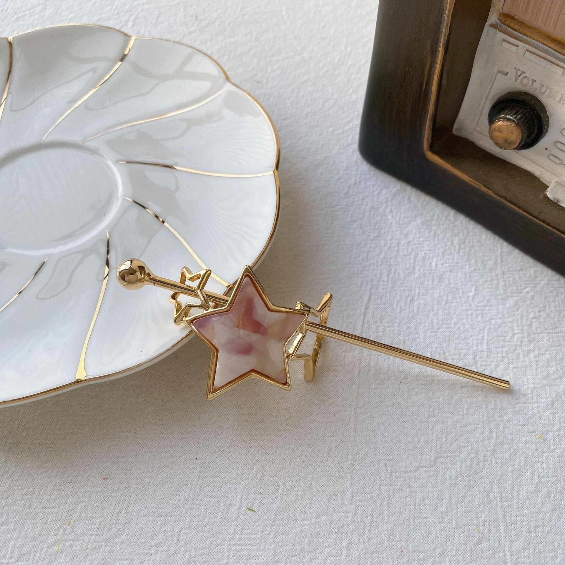Moda octan geometryczne pałeczki do włosów luksusowe spinki do włosów kobiety dziewczyny kucyk Holder spinka do włosów akcesoria do włosów biżuteria prezenty: D5