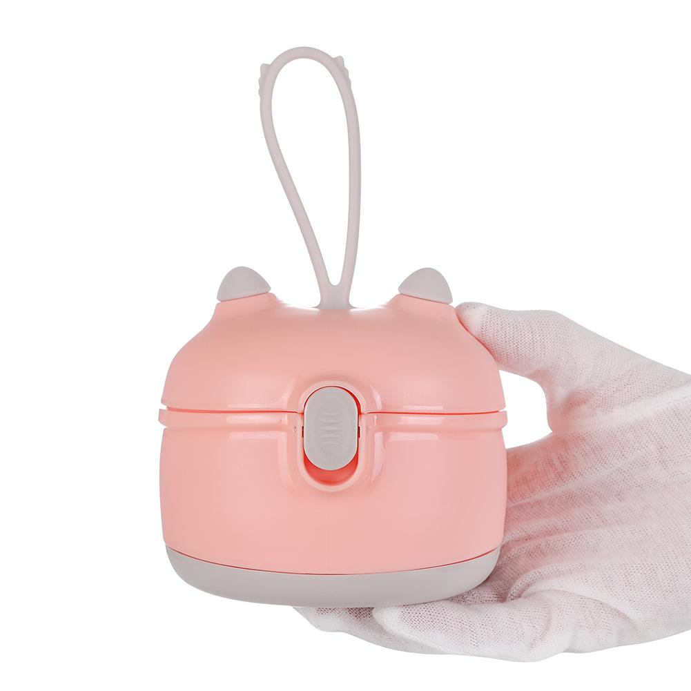 Portable Cartoon Baby Milk Powder Container Newborn Food Handy Storage Box