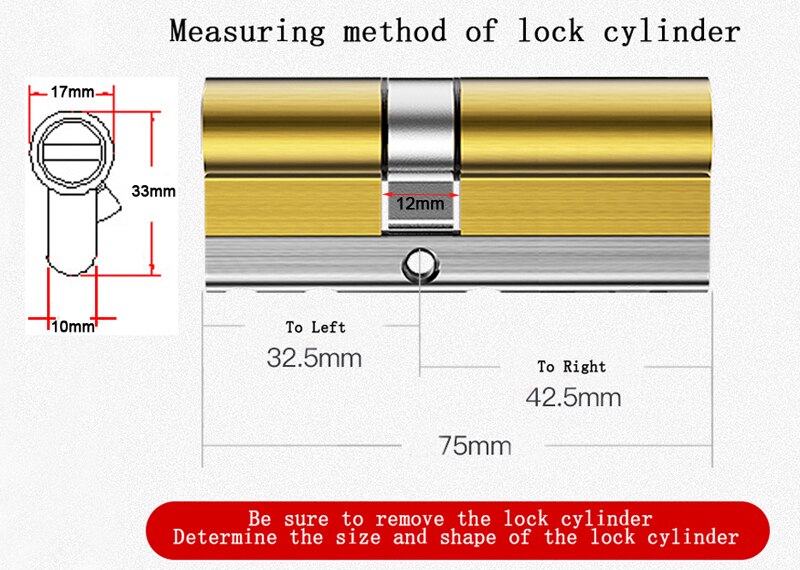 Super C-class brass lock cylinder 54 blade 12pcs keys Double milling 32 Track 8 slot anti violence and technical unlocking