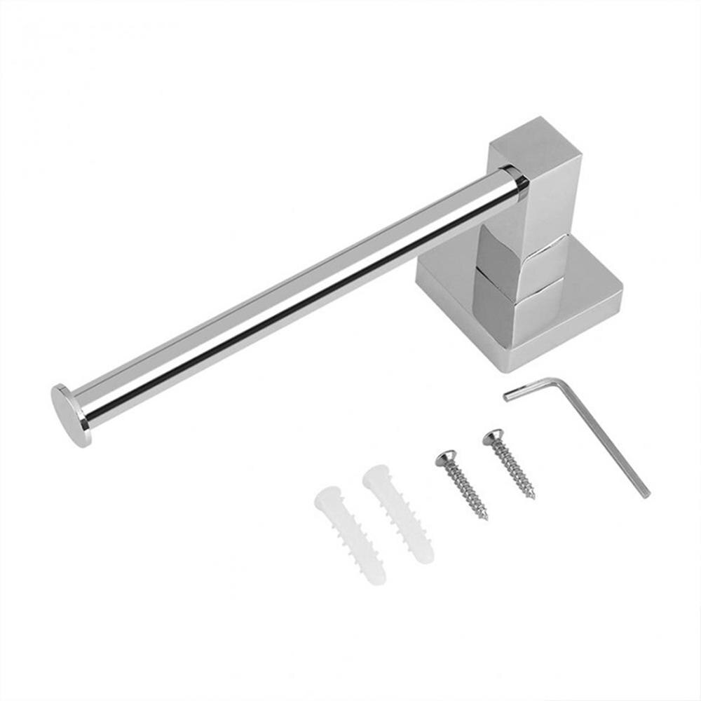Rustfrit stål toiletpapirholder toiletpapirrulleholder toiletpapirholder papirhåndklædeholder håndklædering sæt