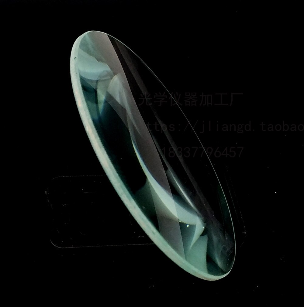 Optical Glass Biconvex Lens Large Diameter 120mm Focal Length 132mm Magnifying Glass Condensing Large Convex Lens