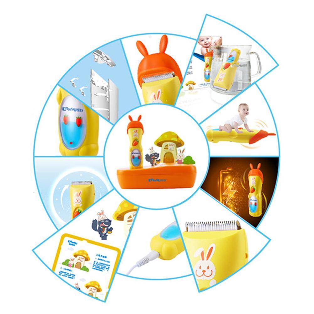 Bebê crianças silêncio à prova dwaterproof água dispositivo de cabeleireiro barbear devicewaterproof dispositivo de cabeleireiro silêncio do bebê barbear dispositivos