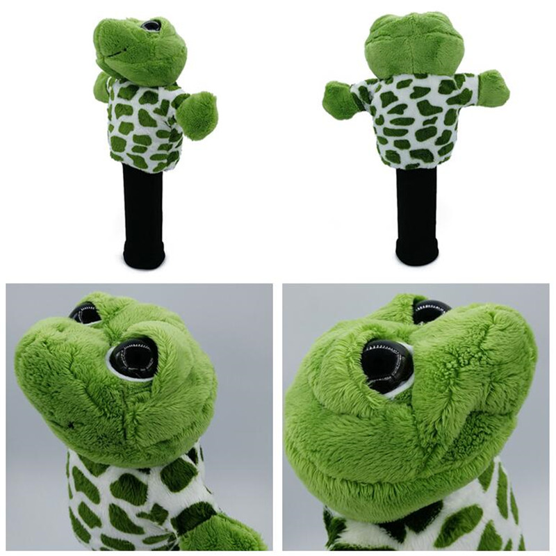 Capa de cabeça de golfe de todos os tipos de animais, capa de mascote de golfe com encaixe para madeira de bilhar, novidade, presente fofo, masculino e feminino: plush tortoise
