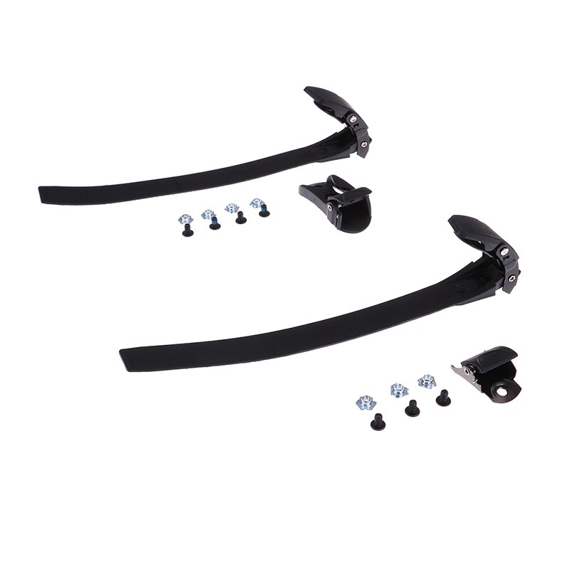 1 Set Replacement Sturdy Inline Roller Skating Skate Shoes Energy Strap With Screws nuts + Buckle Black Scooter Parts Accessory