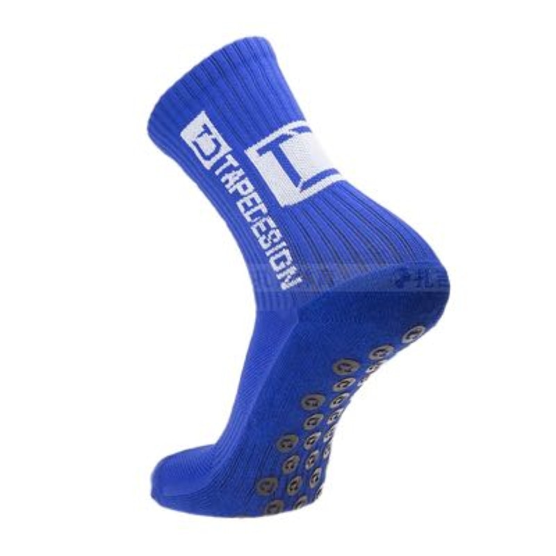 Football Socks Anti Slip Soccer Socks Men Sports Socks Good Cotton Calcetines The Same Type As The Trusox 9 Colors: TD blue