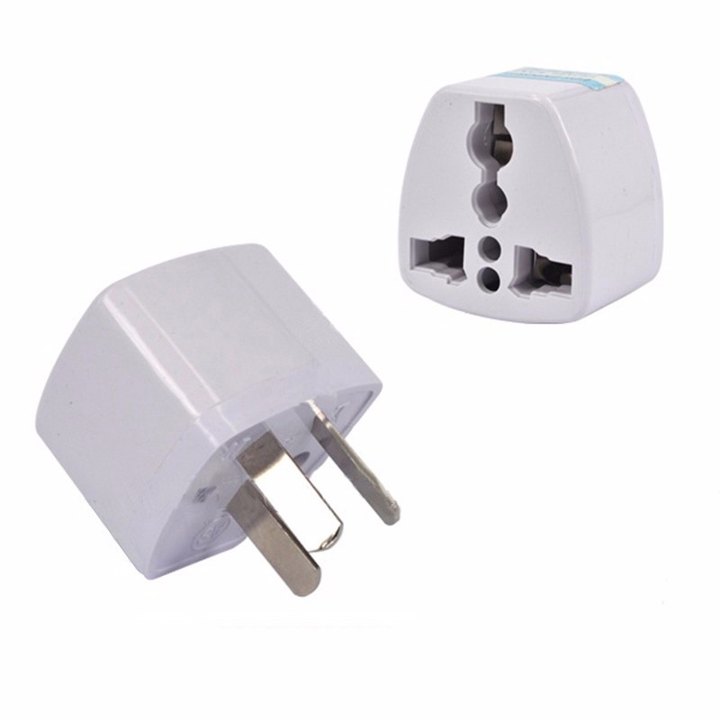 Australien nätkontakt universal 3 -stifts storbritannien/usa/eu till australien/nz ac jordadapter reseadapter för mobiltelefon hushållsapparater