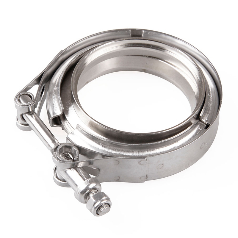 3 ''zoll SS304 V-Band Klemme Edelstahl M/F 3 v Band Turbo Auspuffrohr