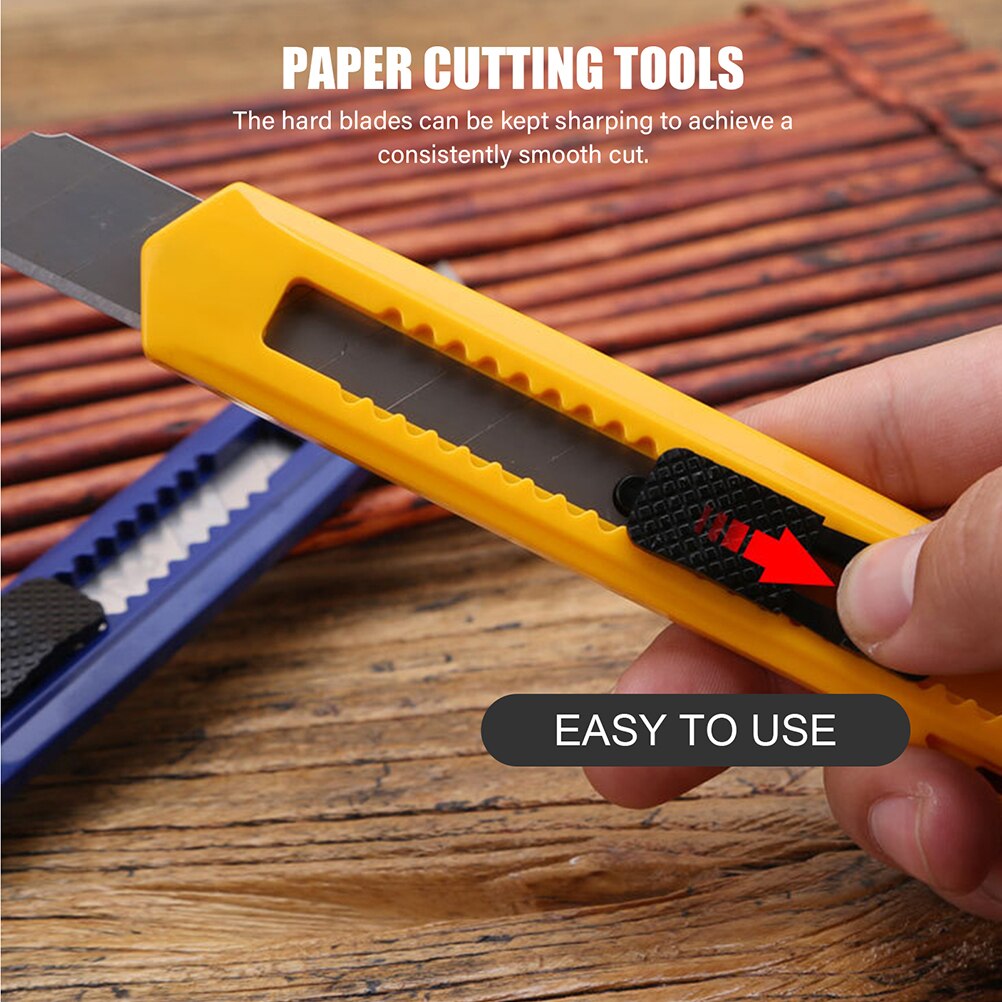 2Pcs Telescopic Paper Cutters Anti-rust Letter Cutters Portable Stationery Supplies