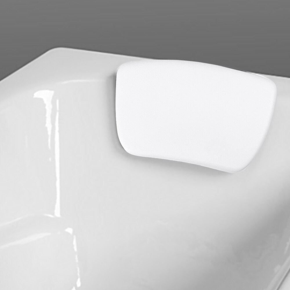 Badkussen, adsorberend pu vierkant hoofdsteunkussen voor thuisgebruik (wit)