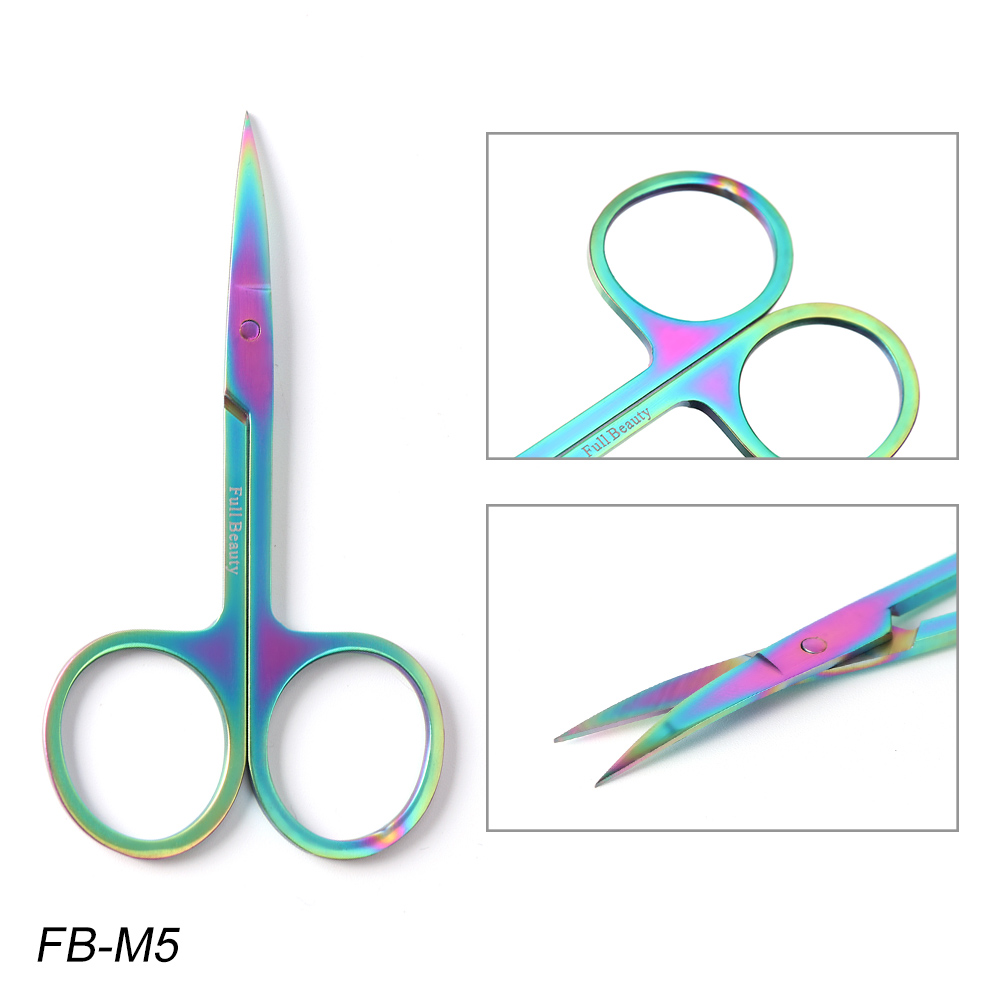 1 Pc Professionele Wenkbrauw Pincet Schaar Gezicht Haar Dode Huid Puller Wimper Extension Clips Makeup Manicure Gereedschap NFFBM1-5: FB-M5