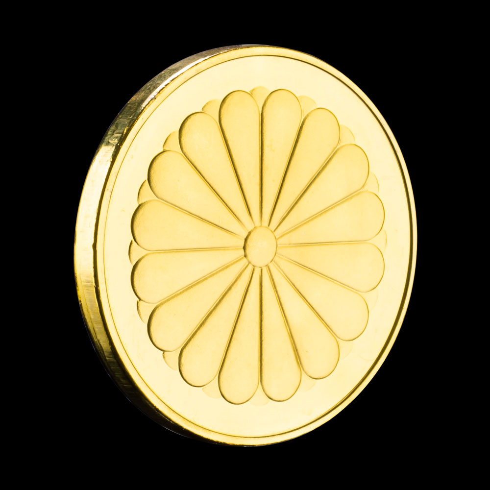 Phoenix Souvenir Coin Gold Plated Commemorative Coin Mythological Creatures The Secular Bird Pattern Collectible Coin