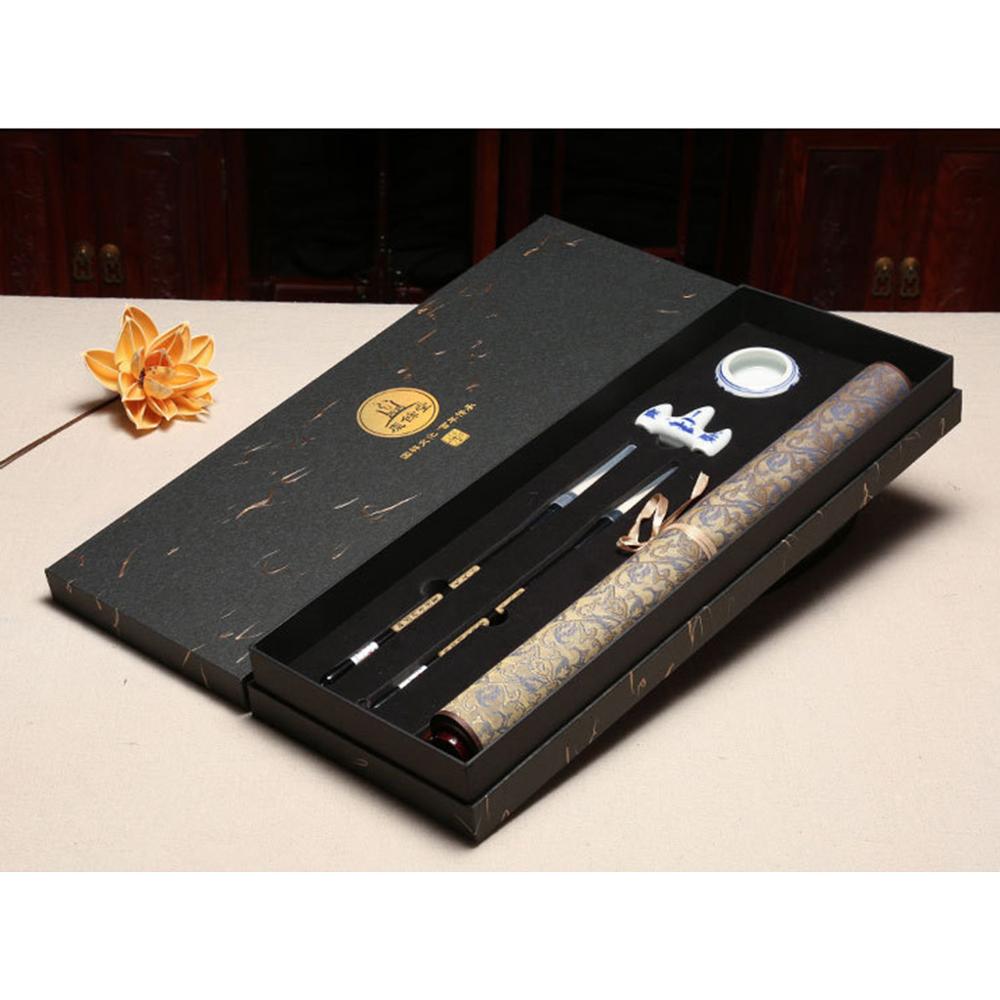 Herbruikbare Chinese Kalligrafie Magic Water Schrijven Doek Borstel Pennen Voorbeeldenboek Set