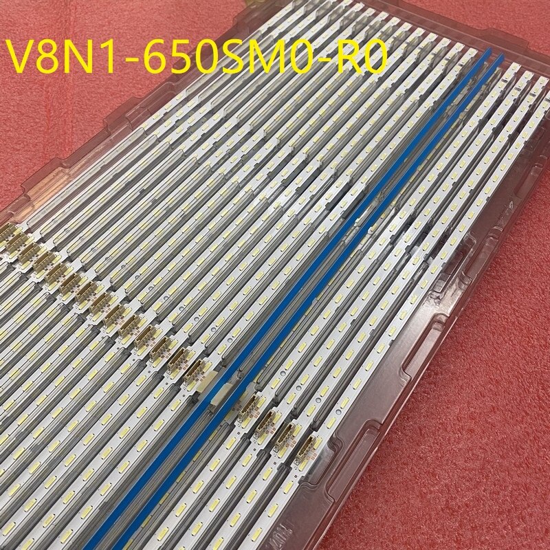 LED Strip For Samsung UA65RU7100W V8N1-650SM0-R0 UE65NU7025 UE65RU7172 UE65RU7100 UE65NU7172 UE65NU7100 UE65RU7170 UE65NU7172U