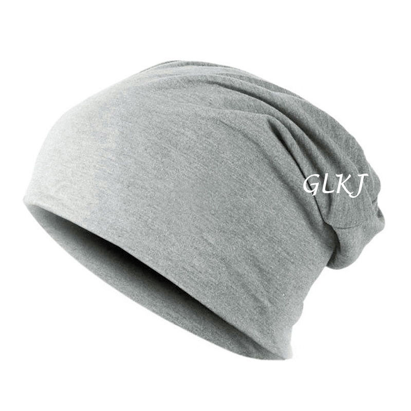 Unisex kvinder mænd strik vinter varm ski hæklet slouch hat hue hue oversize: Grå