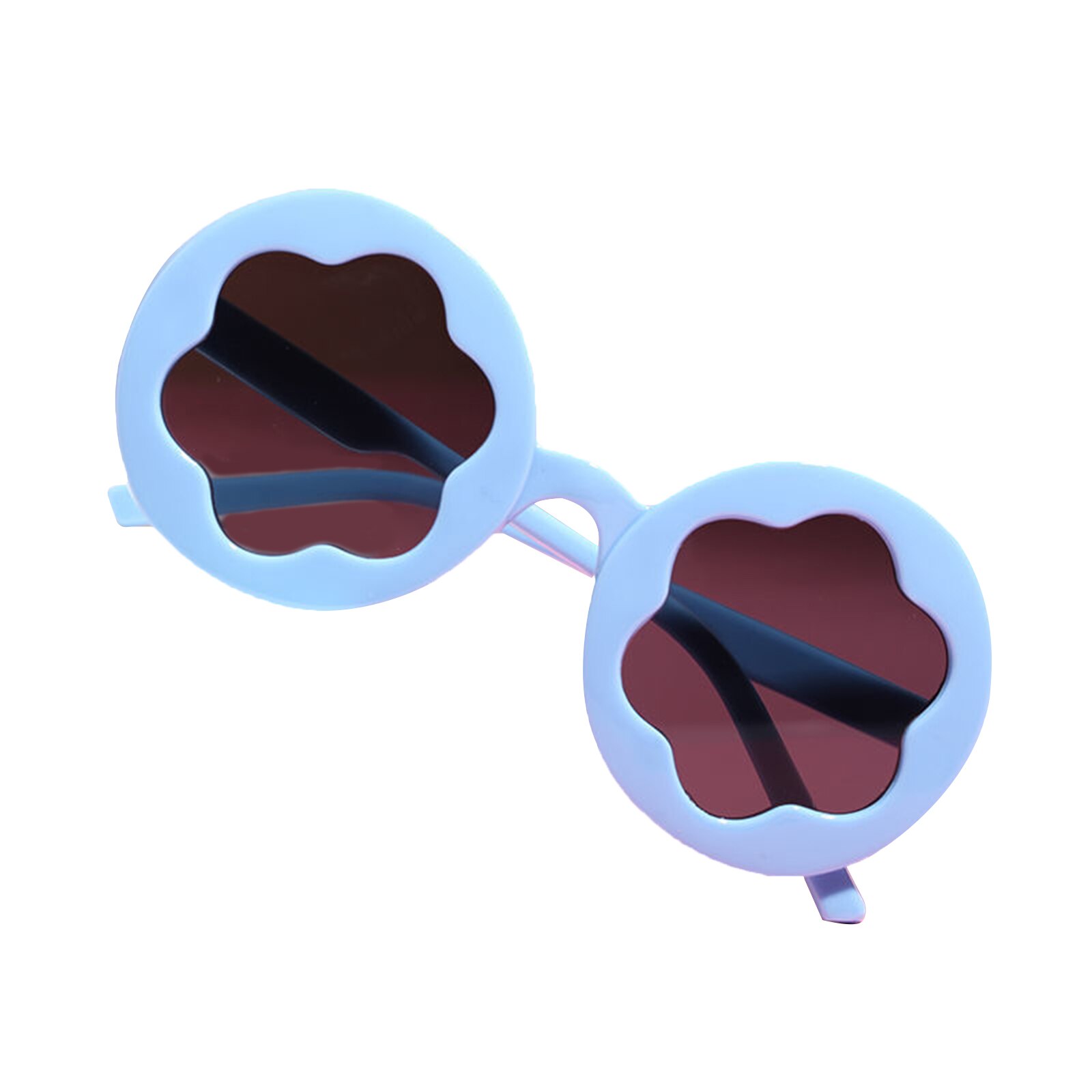 Kids UV400 Sunglasses Cute Floral Shaped Outdoor Beach Sunglasses for Toddler Boys Girls Baby Accessories Children's Boys Girls: Blue