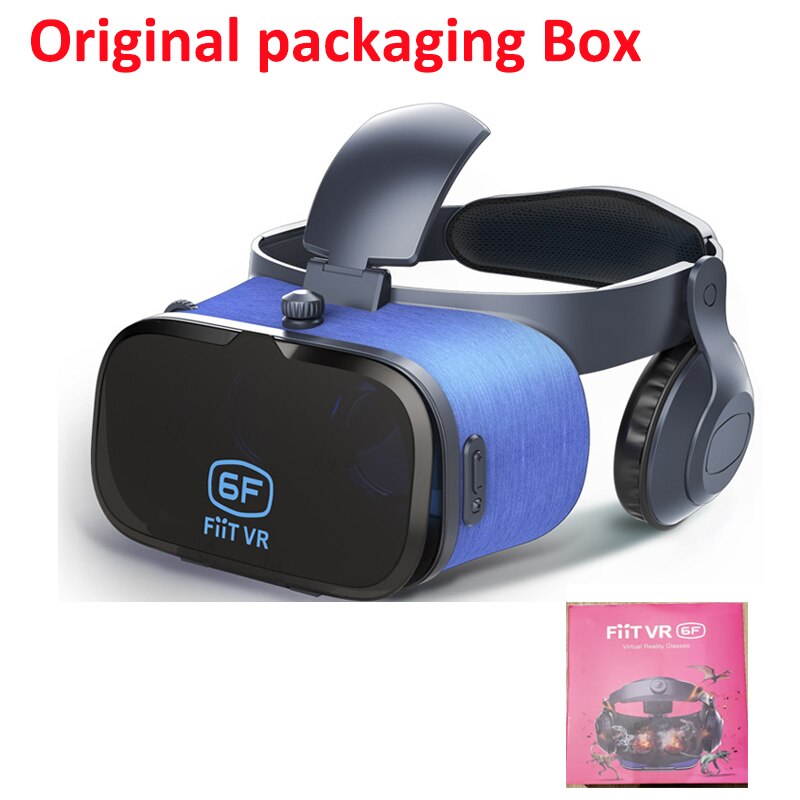 NEUE! Original FIIT VR virtuell Wirklichkeit brille 3D Gläser google karton mit Headset Stereo Kasten Für smartphone 4,7-6,0 zoll: VR mit Kasten