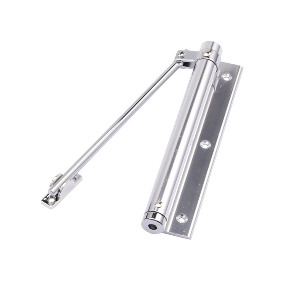 Automatic Door Closer Adjustable Space Aluminum Surface Mounted Home Door Hardware Fittings Door Spring Adjustable Lock