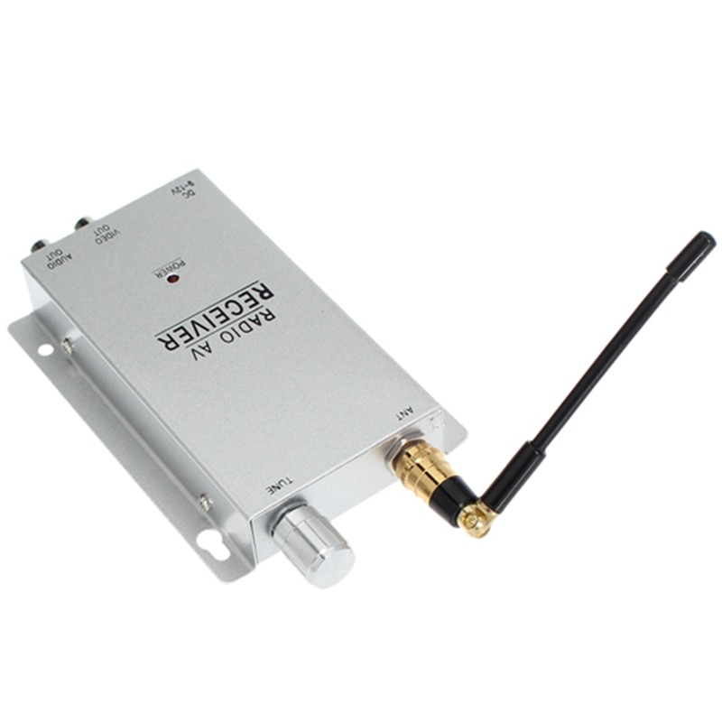 1.2G Wireless Camera Kit Radio AV Receiver with Power Supply Surveillance Home Security(EU Plug)
