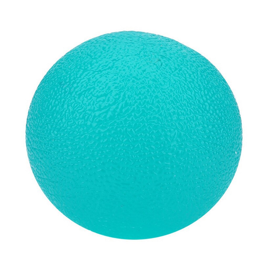 Silicone Massage Therapy Grip Ball Hand Finger Strength Exercise Stress Relief Decompression Ball Fitness Equipment: Green