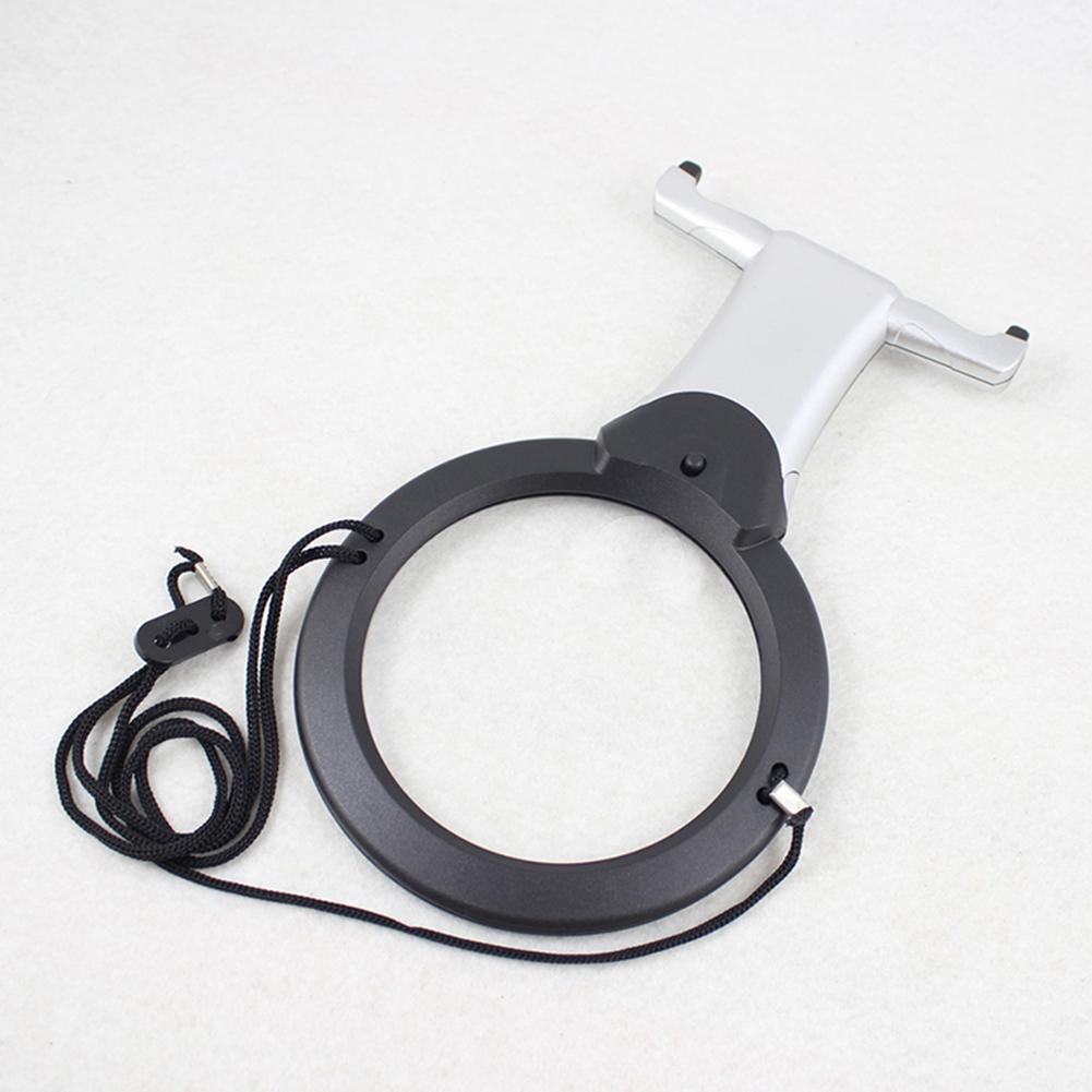2 LED Hands Free Loupe Lighted Magnifying Glass Neck Hanging/Desktop Style Tool for Seniors Sewing Cross Stitch Embroidery