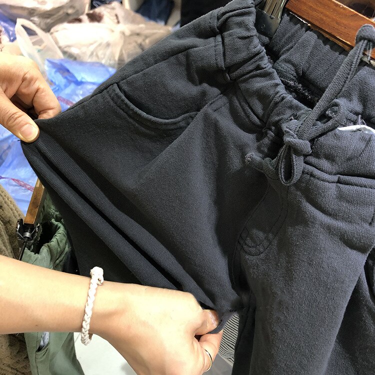 ¡NOVEDAD DE VERANO ! Ropa coreana para niños, pantalones informales de algodón con cordones a la coreana para niños y niñas.