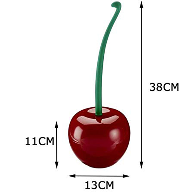 Simpatico scopino a forma di ciliegia bagno spazzola per la pulizia della Toilette in plastica strumento per la pulizia della Toilette domestica accessori per la Toilette