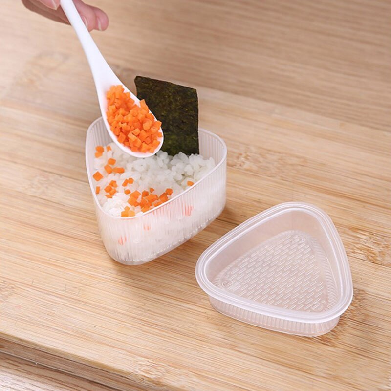 5 Style DIY Sushi Mold Onigiri Rice Ball Food Press Triangular Sushi Maker Mold Sushi DIY Kit Japanese Kitchen Bento Accessories